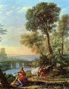 Claude Lorrain Landschaft mit Apollo und Merkur Germany oil painting artist